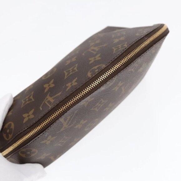 LOUIS VUITTON Monogram Trousse Demi Ronde Cosmetic Pouch M47520 LV Auth 91944 - Picture 15 of 16
